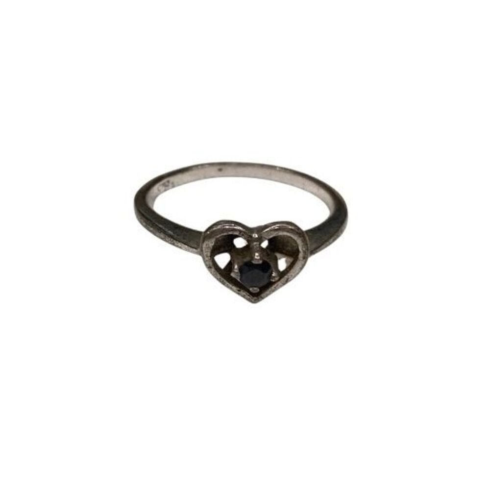 Vintage Heart Ring Anniversary Valentines Day Love Jewelry Fashion Heart